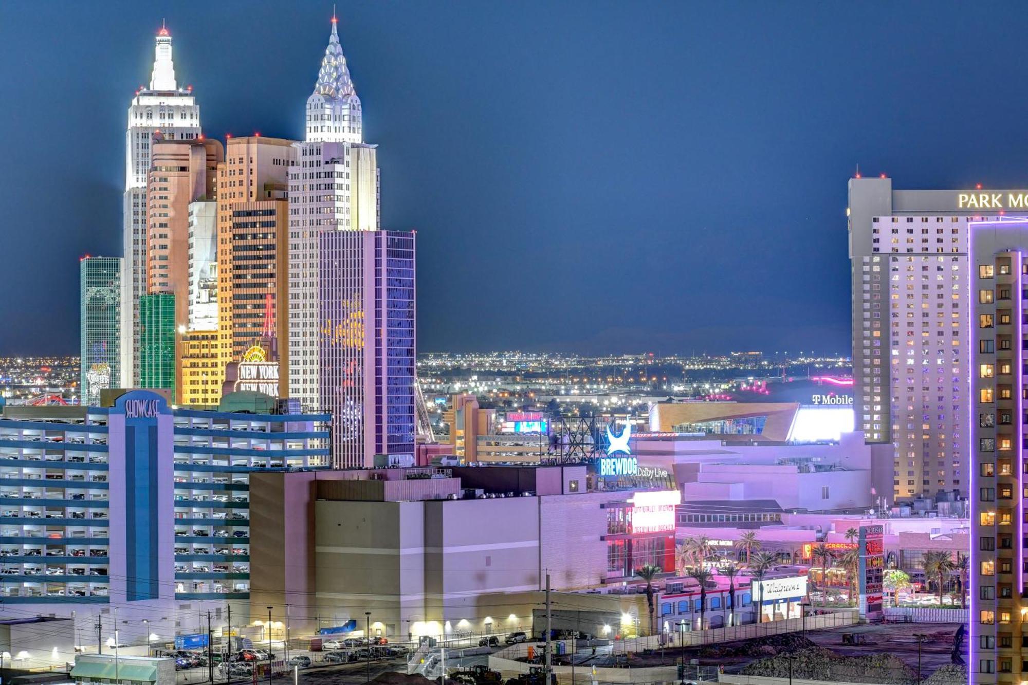 Lucky Gem Penthouse & Luxury Suites At Signature Resort, Balcony Strip View 2605 لاس فيغاس المظهر الخارجي الصورة